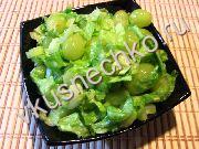 приготовление блюд из листового салата: пошаговый рецепт Виноградный салат с фото