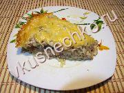приготовление блюд из макарон: пошаговый рецепт Запеканка макаронная с мясом и грибами с фото