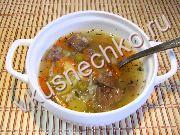 приготовление блюд из гороха: пошаговый рецепт Суп с рисом и зеленым горошком с фото