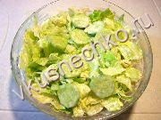 приготовление блюд из листового салата: пошаговый рецепт Салат *Сама свежесть* с фото