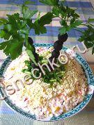приготовление блюд из кукурузы: пошаговый рецепт Салат Тропический остров с фото