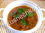 приготовление блюд из фасоли: пошаговый рецепт Суп из красной фасоли с грецкими орехами с фото
