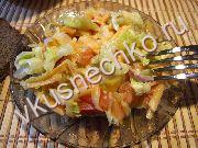 приготовление блюд из листового салата: пошаговый рецепт Легкий салат из свежих овощей с фото