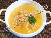 приготовление блюд из курицы: пошаговый рецепт Крем-суп куриный с кукурузой с фото