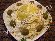 приготовление блюд из маслин: пошаговый рецепт Салат из курицы и корневого сельдерея с фото