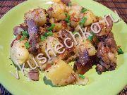 приготовление блюд из картофеля: пошаговый рецепт Жареная картошка с грибами с фото