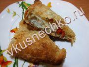 приготовление блюд из рыбы: пошаговый рецепт Пирожки с рыбой из слоеного теста с фото