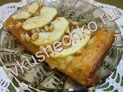 приготовление блюд из варенья: пошаговый рецепт Яблочный пирог из слоеного теста с фото
