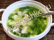 приготовление блюд из пшена: пошаговый рецепт Суп куриный с пшеном и зеленым луком с фото
