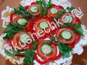 приготовление блюд из листового салата: пошаговый рецепт Салат *Хвост павлина* с фото