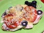 приготовление блюд из маслин: пошаговый рецепт Курица, запеченная с помидорами и базиликом с фото