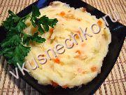 приготовление блюд из картофеля: пошаговый рецепт Картофельное пюре с красной икрой с фото