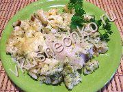 приготовление блюд из макарон: пошаговый рецепт Рыба, запеченная с капустой брокколи с фото