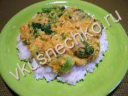 приготовление блюд из риса: пошаговый рецепт Капуста брокколи с чечевицей под соусом карри с фото