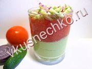приготовление блюд из авокадо: пошаговый рецепт Разноцветный холодный суп-пюре с фото