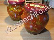 приготовление блюд из помидоров: пошаговый рецепт Баклажаны печеные с овощами с фото