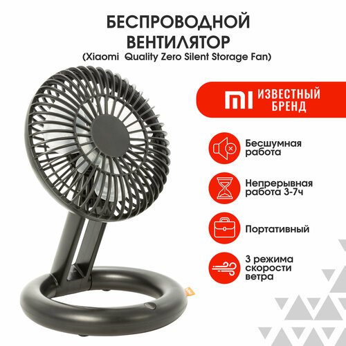 ���������� ���������� Xiaomi Quality Zero Silent Storage Fan ����������� � USB ��� ���� � ������, ������ ������ 3548 ����