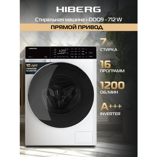 ���������� ������ HIBERG i-DDQ9 - 712 W Inverter, ������ ������, ��������� ��������, 7 ��, 1200 ��������, �����, ������ ������ 50000 ����
