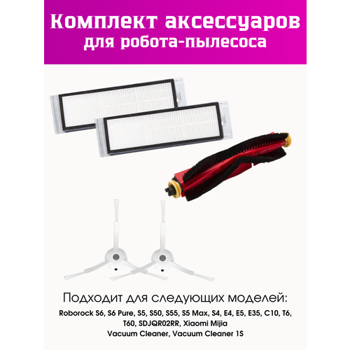 �������� �������� � ����� ��� �����-�������� Mi Robot Vacuum Cleaner/SDJQR01RR/1S/Sweep One S5/S55/Xiaowa E2/C10/Roborock S6 Pure, ������ ������ 1390 ����