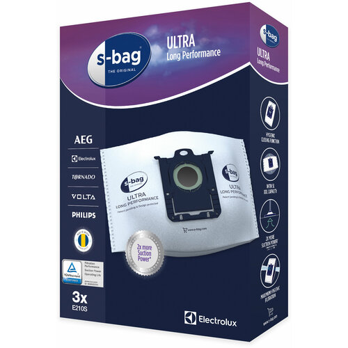 ����� ��� ���� Electrolux Ultra Long Performance S-Bag E210S, 3 ��, ������ ������ 4739 ����