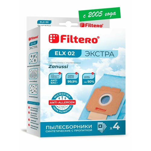 �����-������������ Filtero ELX 02 ������, ��� ��������� Electrolux, AEG, �������������, 4 �����, ������ ������ 815 ����