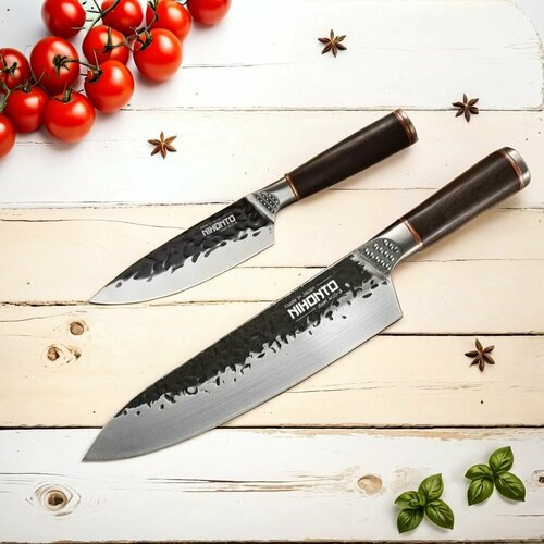 ����� �������� ����� NIHONTO Gyuto+Petty, ����� AUS-8, ������������ �������, ������ ������ 8900 ����