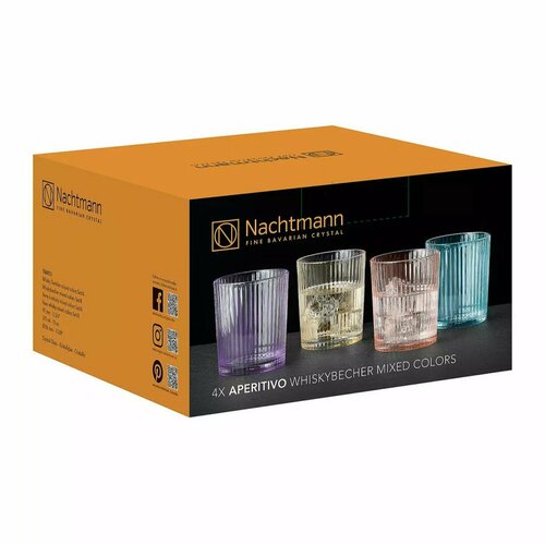 ����� �� 4 �������� Aperitivo Colors 370 ��, ��������, ���� �����������, Nachtmann, ��������, 106013, ������ ������ 17200 ����