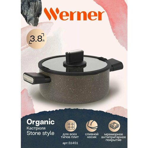 �������� Werner Organic Stone style 51451 3,8 �/22 �� ����������, ������ ������ 8204 ����