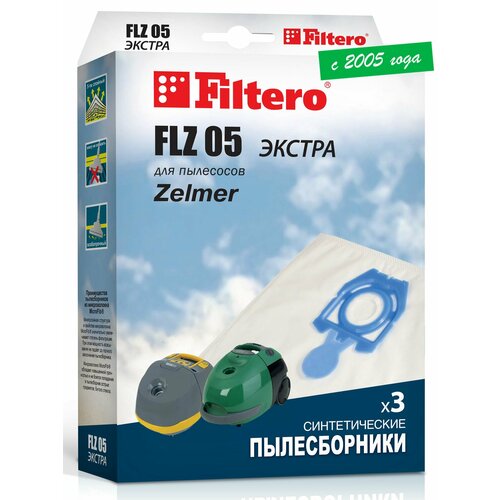 �����-������������ Filtero FLZ 05 ������, ��� ��������� Zelmer, �������������, 3 �����, ������ ������ 1294 ����