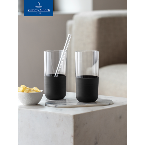 Villeroy & Boch ����� �������� Manufacture Rock Longdrinkbecher, 4 ��. 300 ��, ����������� ������, ������ ������ 10536 ����