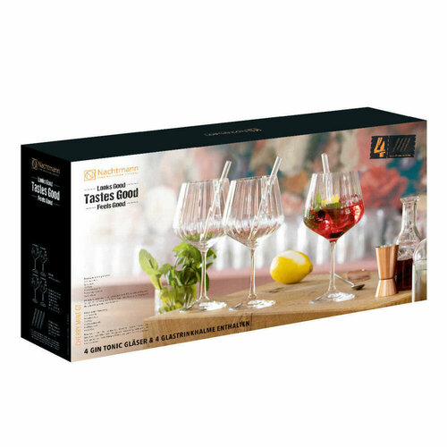����� �� 4-� ����������� ������� ��� ��������� Gin & Tonic, 640 ��, ����������, Nachtmann 102892, ������ ������ 9856 ����