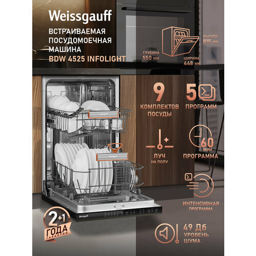������������ ������������� ������ � ����� �� ���� Weissgauff BDW 4525 Infolight, ������ ������ 25727 ����
