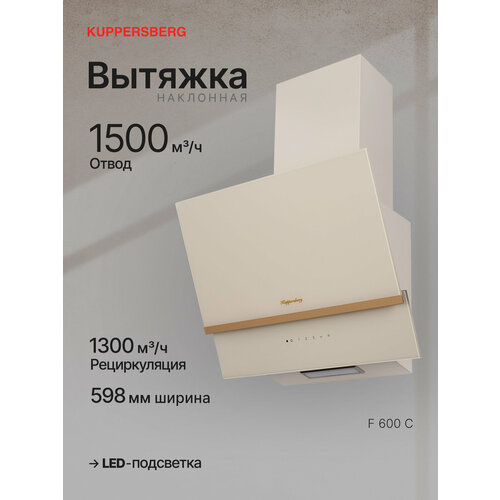 ��������� ������� Kuppersberg F 600 C, ���� ������� �������, ���� ���������/������ �������, ������ ������ 21589 ����