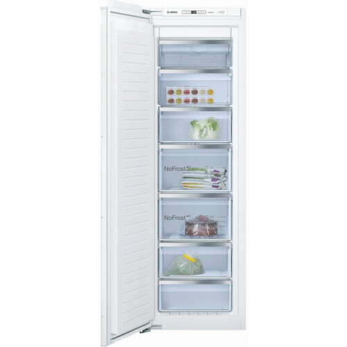 ����������� ������������ Bosch GIN 81AEF0U, 212 �, �������� 177.5 x 56 x 55 ��, ��������������, �������, NoFrost, 7 �������, ������ ������ 162959 ����