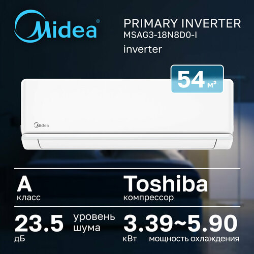 ��������� �����-������� Midea PRIMARY inverter MSAG3-18N8D0-I/MSAG3-18N8D0-O, ������ ������ 135000 ����