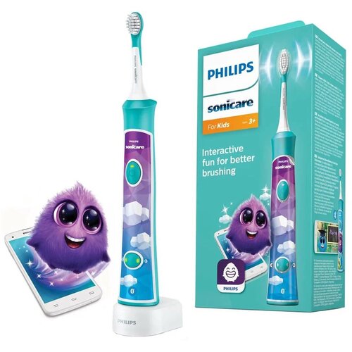 ������������� ������ ����� Philips Sonicare For Kids HX6322/04, RU, aqua, ������ ������ 5625 ����