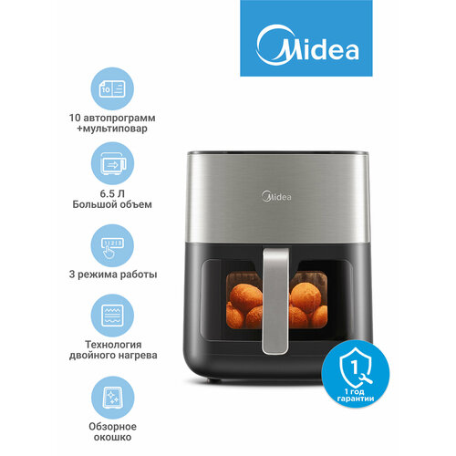 ��������� Midea MAF-1065, 6.5 �, 10 ������������, �����������, 3 ������ ������, ������������� ��������, �������� ������, ������ �� 12 �, ������ ������ 7838 ����
