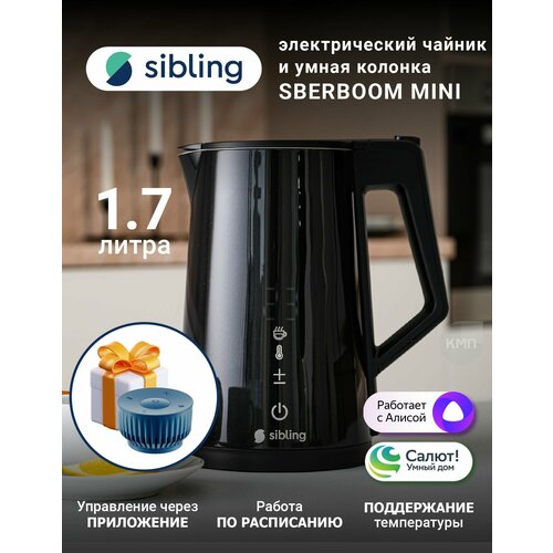 ��������: ������� ���� SberBoom Mini + ����� ������������� WiFi ������ Sibling Powerspace-SK1, 1.7 �, �������� � ������, ������ ������ 9958 ����