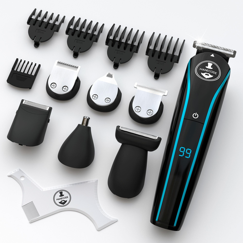 ������� Manecode   All-in-One Trimmer, 11 ������� �������������, ������/�����, ������ ������ 12850 ����