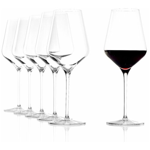 ����� �� 6 ������� ��� �������� ���� 570 �� Stolzle Quatrophil Red Wine, ������ ������ 18814 ����